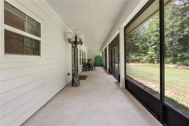 8729 Nathan Dr, Waller, TX 77484 - view of unfurnished sunroom