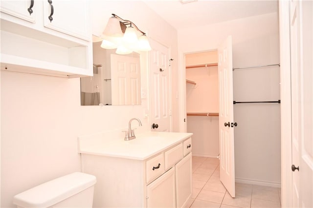 400 Princeton Cir, College Station, TX 77840 - bathroom with vanity and tile patterned floors