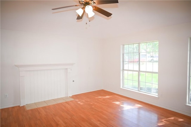 400 Princeton Cir, College Station, TX 77840 - empty room featuring wood finished floors and ceiling fan