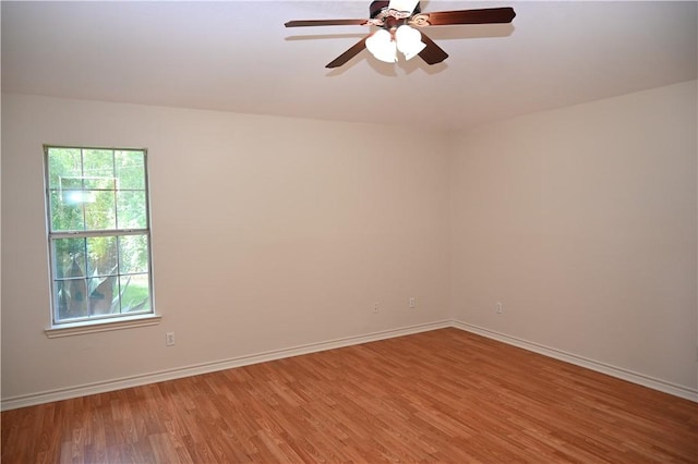 400 Princeton Cir, College Station, TX 77840 - unfurnished room featuring light wood-style flooring and a ceiling fan