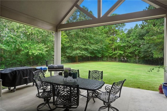 view of patio / terrace with grilling area