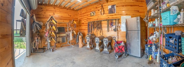 view of horse barn