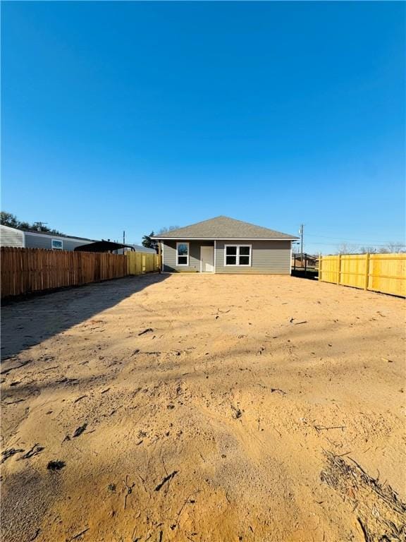 view of rear view of house