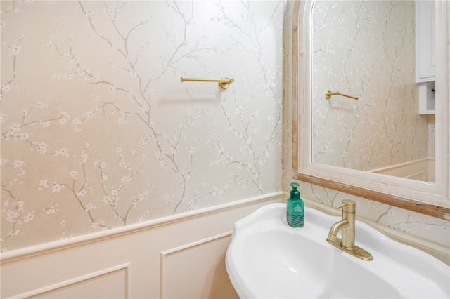 bathroom with a sink