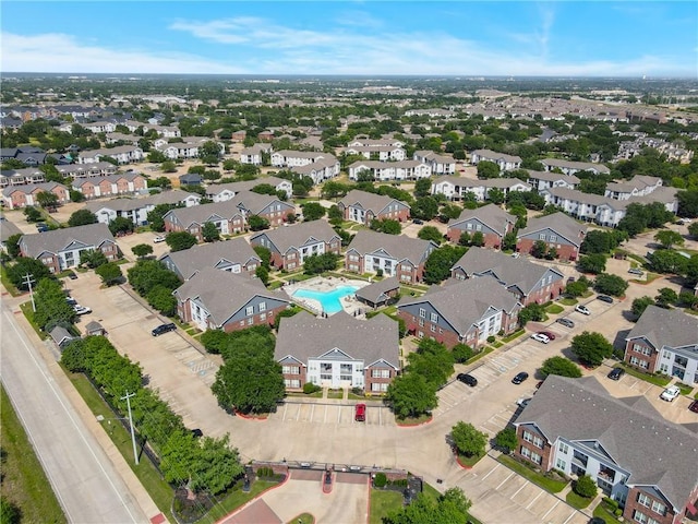 801 Luther St W Unit 307, College Station, TX 77840 - aerial view of residential area featuring a pool area