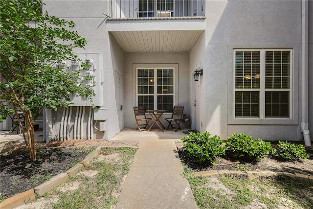801 Luther St W Unit 307, College Station, TX 77840 - property entrance with stucco siding