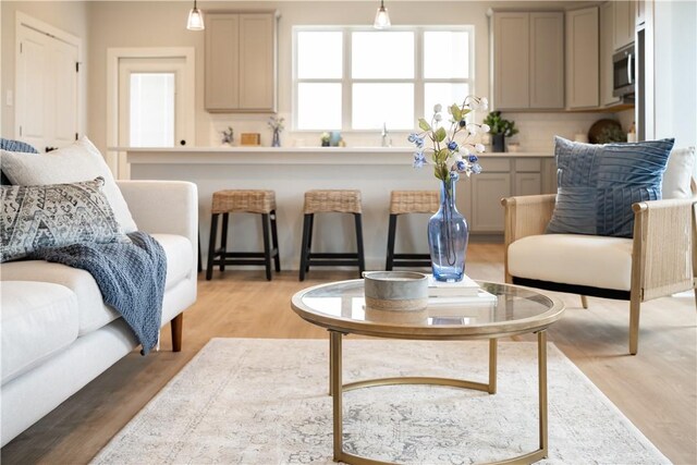 interior space featuring dark hardwood / wood-style flooring