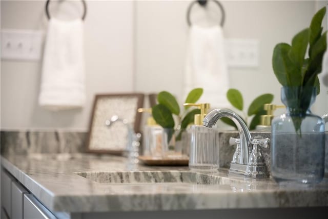 interior details with sink