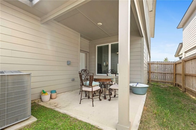 1121 Amistad Loop, College Station, TX 77845 - view of patio with outdoor dining space