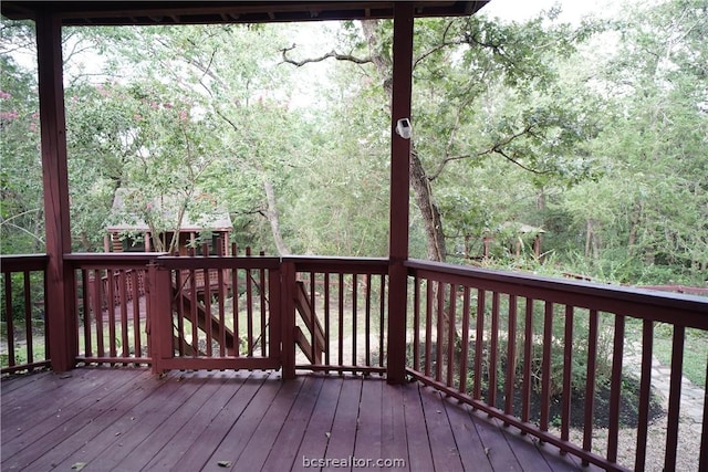 view of deck