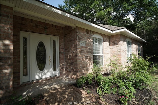 view of entrance to property