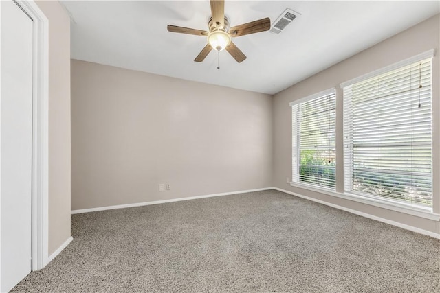 1214 Neal Pickett Dr, College Station, TX 77840 - carpeted empty room with ceiling fan and baseboards