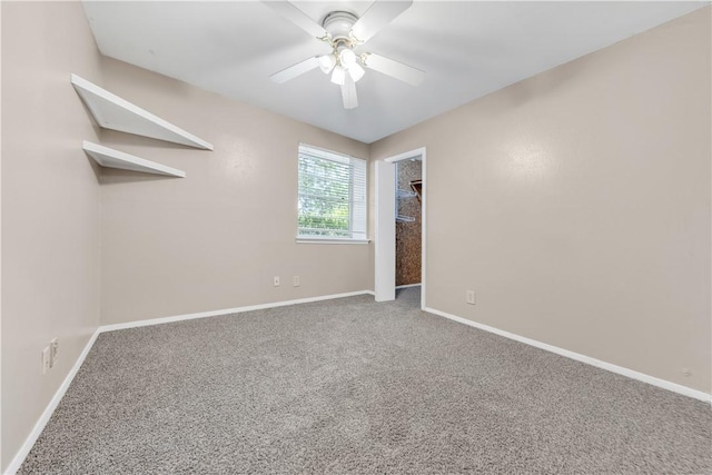 1214 Neal Pickett Dr, College Station, TX 77840 - spare room featuring carpet floors and ceiling fan