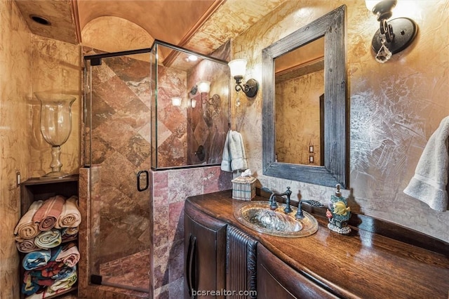 1818 Ray Shell Ct, Taylor Lake Village, TX 77586 - full bath featuring vanity and a stall shower