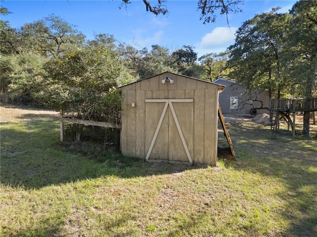 10072 Riley Green Rd, Franklin, TX 77856 - view of shed