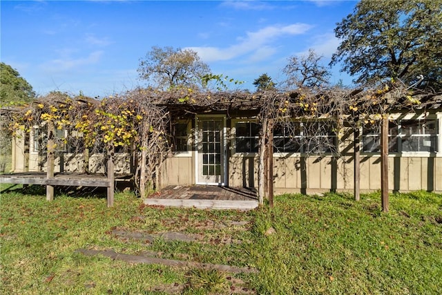 10072 Riley Green Rd, Franklin, TX 77856 - back of property