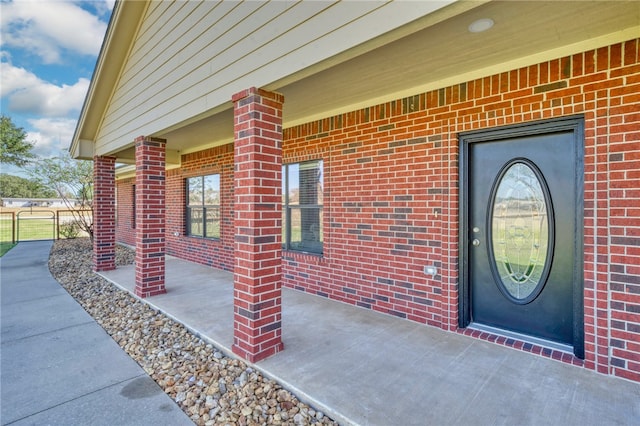 view of property entrance