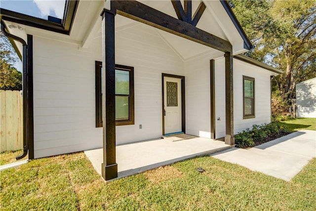 507 Brosig Ave, Navasota, TX 77868 - doorway to property with a patio area