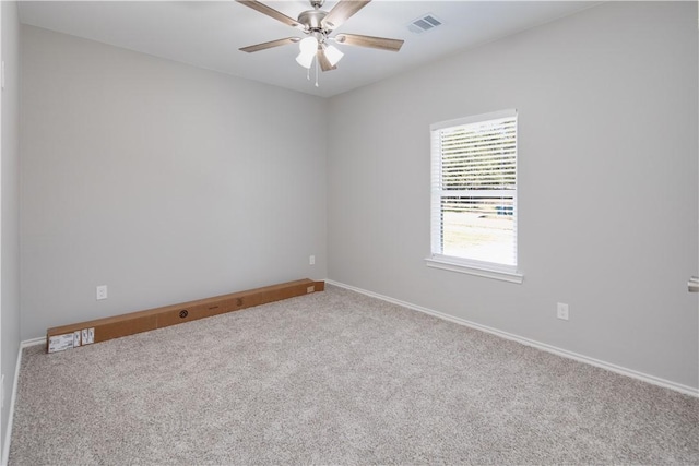 507 Brosig Ave, Navasota, TX 77868 - unfurnished room featuring a ceiling fan and carpet floors