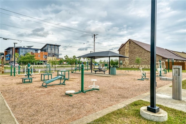 view of community playground