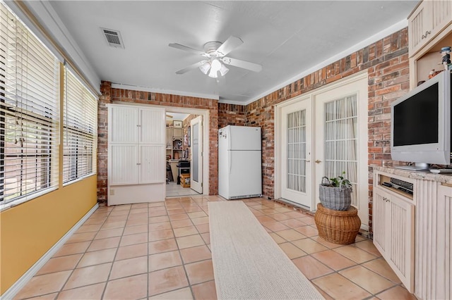 3003 Aztec St, College Station, TX 77845 - unfurnished sunroom with french doors