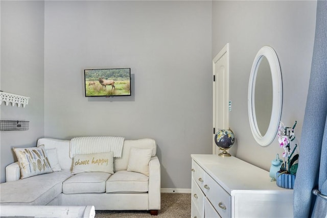 5249 Drake Dr, College Station, TX 77845 - carpeted living area featuring baseboards
