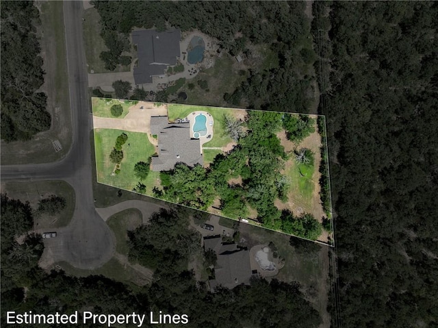 5249 Drake Dr, College Station, TX 77845 - view of property location featuring property boundaries highlighted and a pool