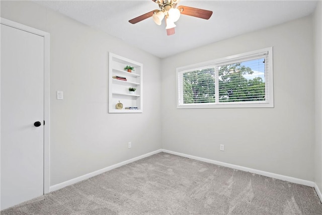 1436 Magnolia Dr, College Station, TX 77840 - carpeted spare room with a ceiling fan and baseboards
