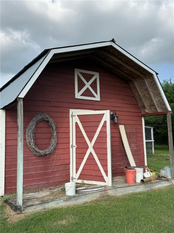 view of barn