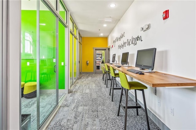 1725 Harvey Mitchell Pkwy, College Station, TX 77840 - office featuring baseboards and recessed lighting