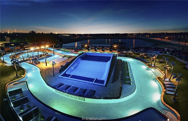 128 Kimber Ln, College Station, TX 77845 - community pool with a hot tub