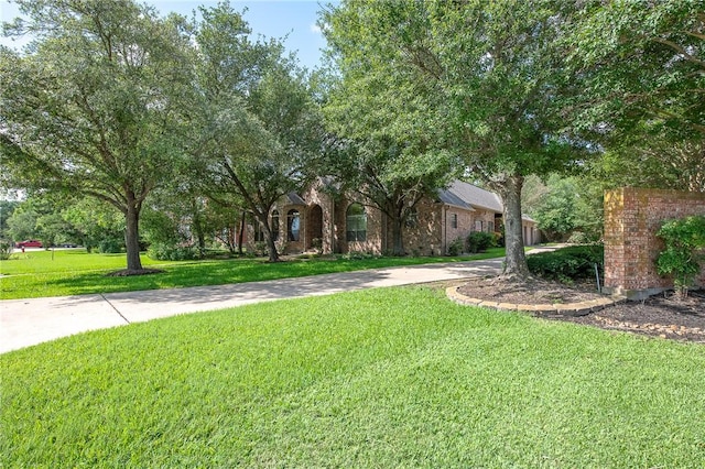 9300 Lakeside Ct, College Station, TX 77845 - view of property hidden behind natural elements featuring a front yard