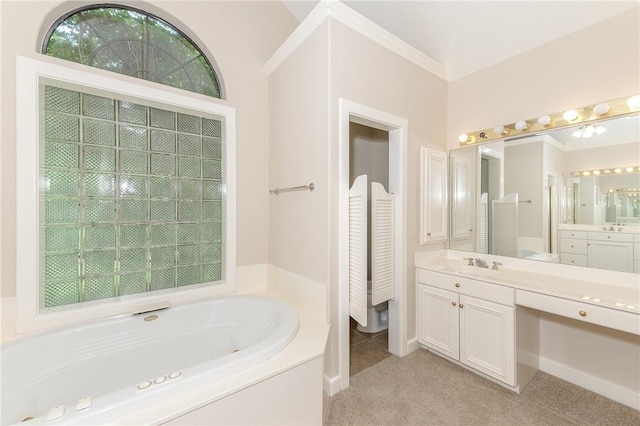 9300 Lakeside Ct, College Station, TX 77845 - full bathroom with a bath and vanity