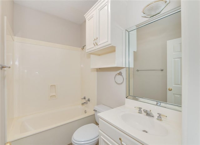 9300 Lakeside Ct, College Station, TX 77845 - bathroom with toilet, vanity, and shower / washtub combination