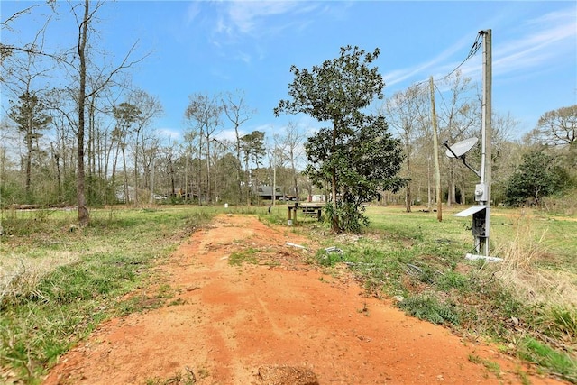 view of road