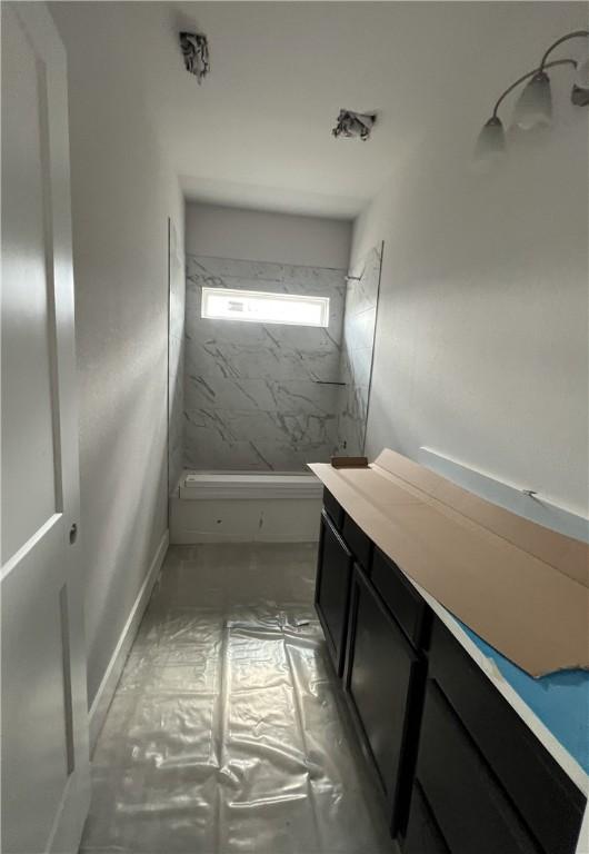 5324 Lyle Pl, Bryan, TX 77807 - full bath featuring a marble finish shower and vanity