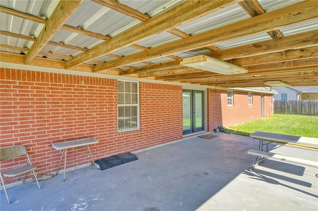 view of patio / terrace