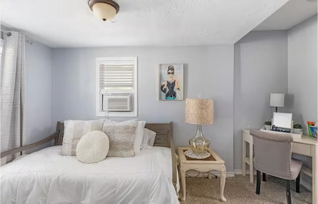 318 Kyle Ave, College Station, TX 77840 - bedroom with carpet, baseboards, and cooling unit