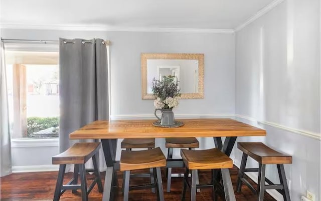 318 Kyle Ave, College Station, TX 77840 - dining room featuring crown molding and baseboards