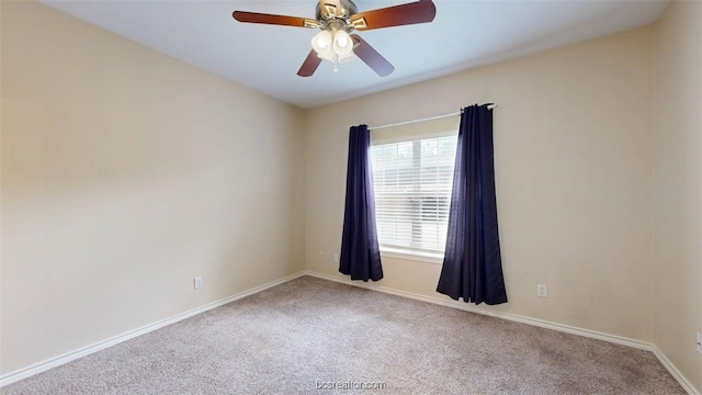 609 Townplace Dr, College Station, TX 77840 - spare room featuring carpet and a ceiling fan