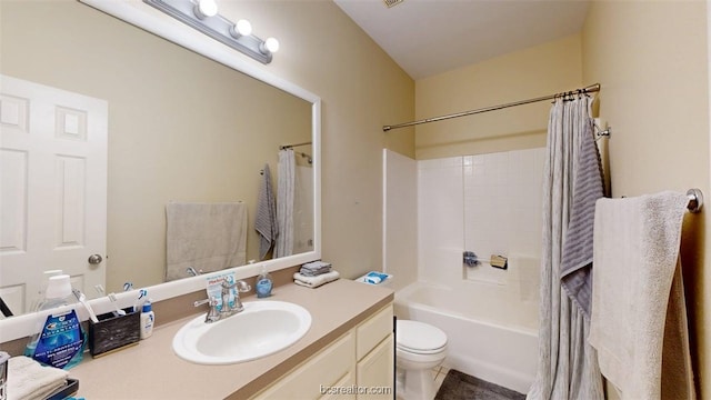 609 Townplace Dr, College Station, TX 77840 - bathroom featuring vanity and shower / tub combo with curtain