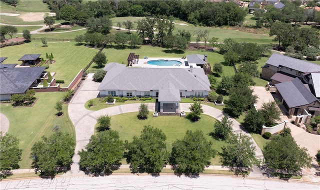 4718 Miramont Cir, Bryan, TX 77802 - drone / aerial view of a pool