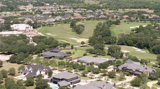 4718 Miramont Cir, Bryan, TX 77802 - aerial perspective of suburban area featuring a golf course
