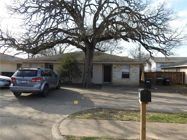 view of ranch-style home