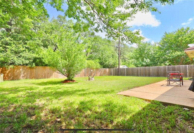 2401 Woodbend Dr, Bryan, TX 77803 - fenced backyard featuring a patio area