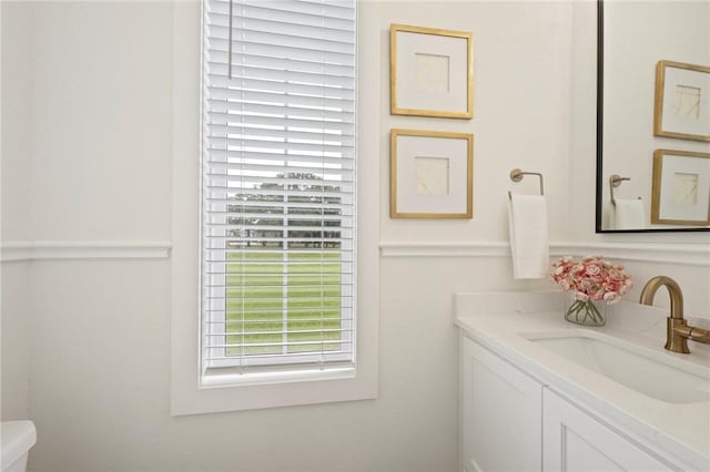 6038 Rain Meadow Dr, College Station, TX 77845 - half bath with vanity and toilet