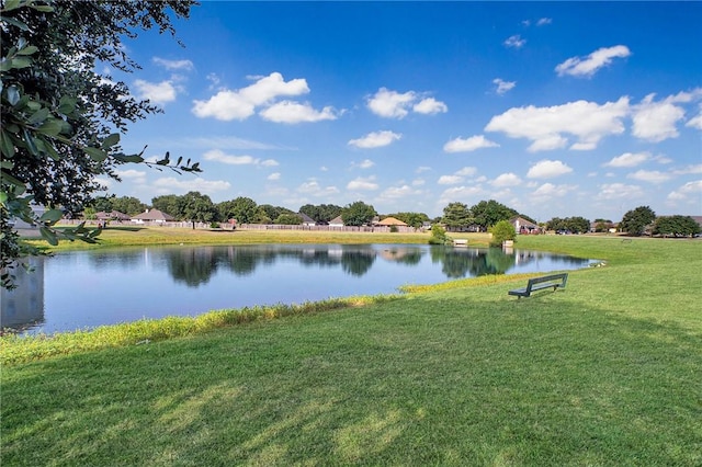 property view of water