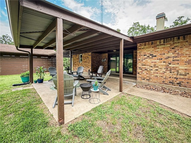 view of patio