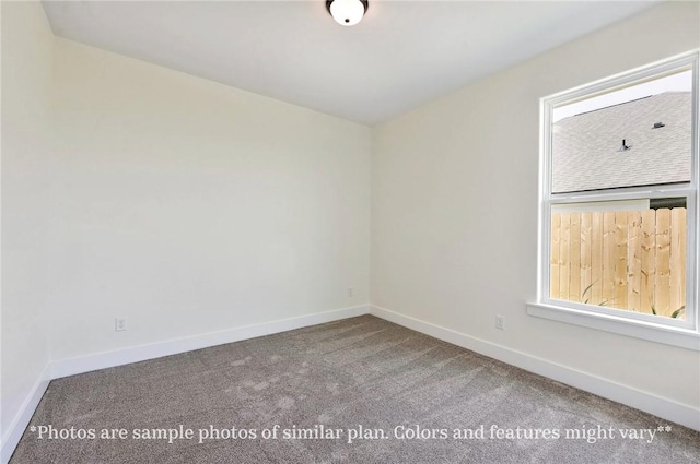 436 Brazos Bnd, Snook, TX 77879 - spare room featuring carpet flooring and baseboards