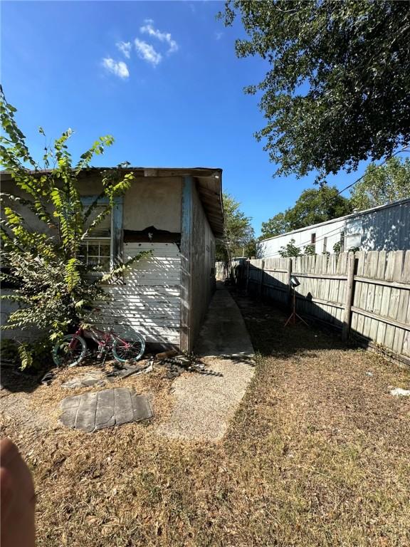 view of side of property